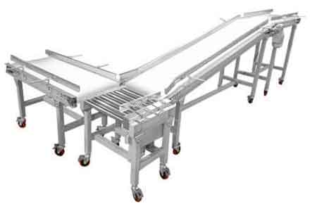 Stainless Steel Belt & Roller Conveyor